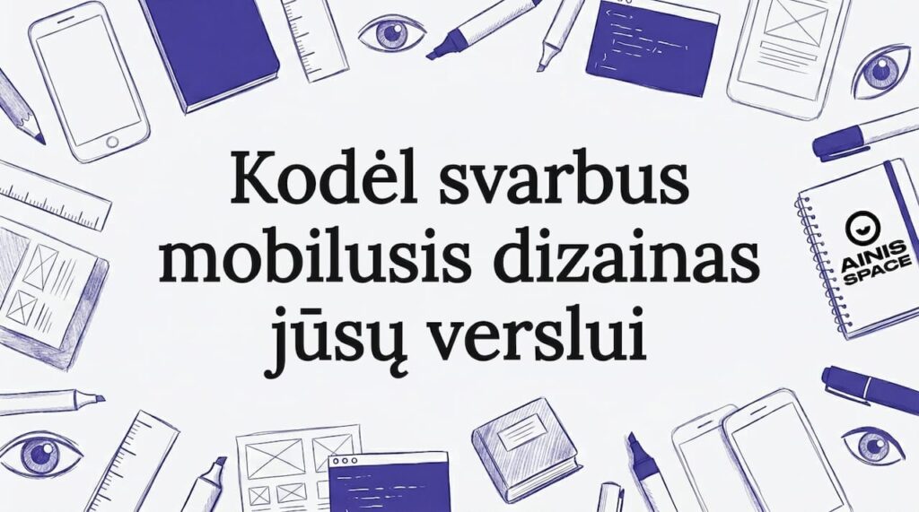 Originali rankomis kurta teminė iliustracija – puikus titulinio puslapio akcentas